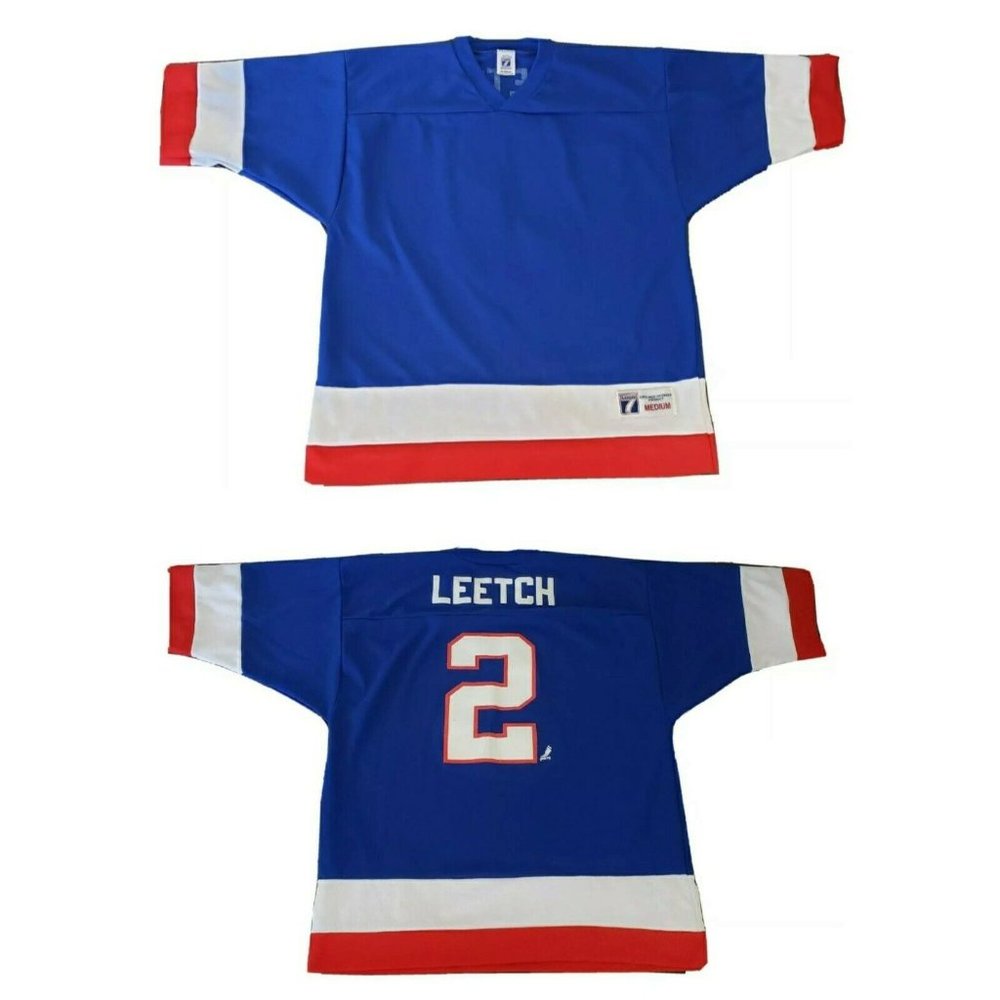 RARE MISPRINT Vtg Brian Leetch Hockey Jersey